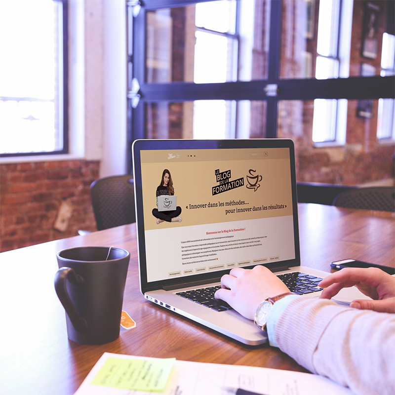 Le Blog de la Formation - Mockup Le Blog de la Formation - Mockup